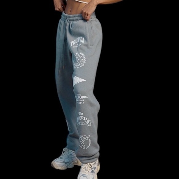 YoungLA 204 Immortal Killer Light Gray Joggers - Picture 4 of 9